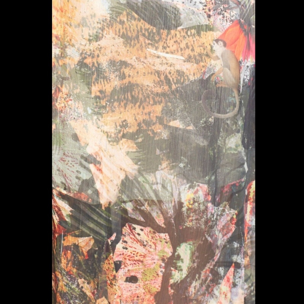 NEW‎ $698 alice + olivia [ Small ] Shona Jungle Embellished Trapeze Dress - Picture 7 of 11